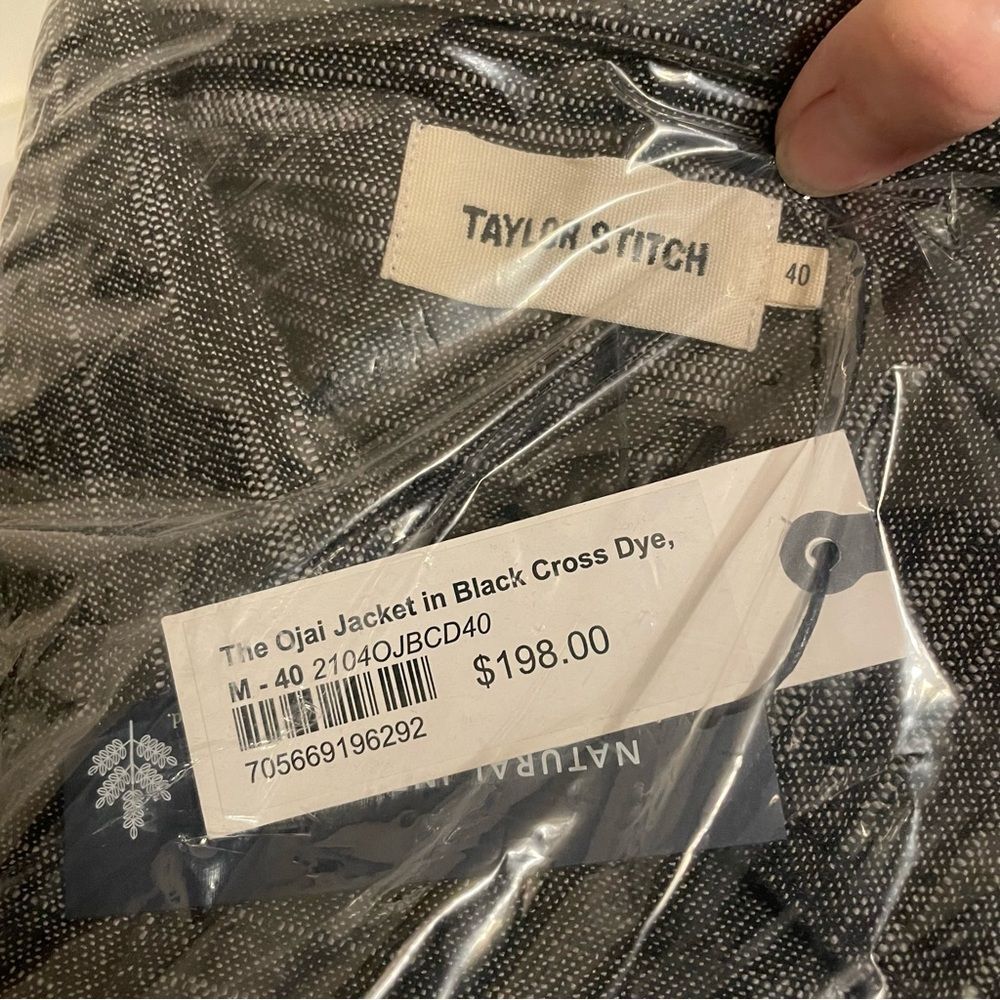 Taylor Stitch The Ojai jacket‎ in black cross dye barn chore jacket Variety - Picture 12 of 12